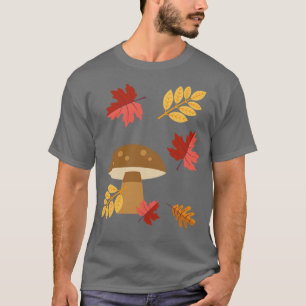Camiseta Cute Fall Mushroom