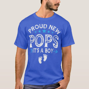 Camiseta Cute Family Gender Reveal Proud New Pops It's A Bo