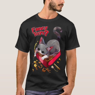 Camiseta Cute Fancy Cat Toy Funny