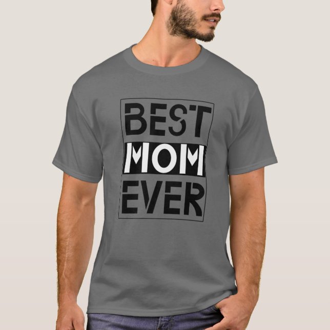 Camiseta Cute Fanny Mejor Mamá Para Mujeres (Anverso)