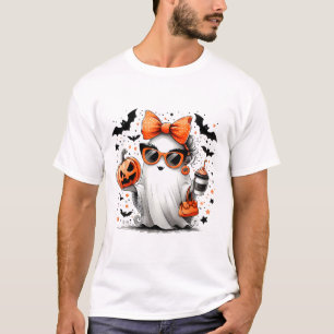 Camiseta Cute fantasma Halloween Diva Personalizados Sungle