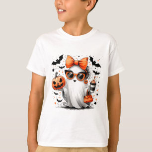 Camiseta Cute fantasma Halloween Diva Personalizados Sungle