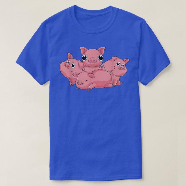 Camiseta Cute Farming Pig Lover Farm Animal Piglet Farmer P (Diseño del anverso)