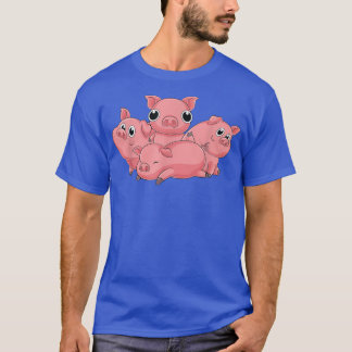 Camiseta Cute Farming Pig Lover Farm Animal Piglet Farmer P