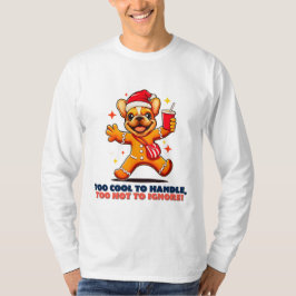 Camiseta Cute Fawn Bulldog Navidades de cachorro cookie