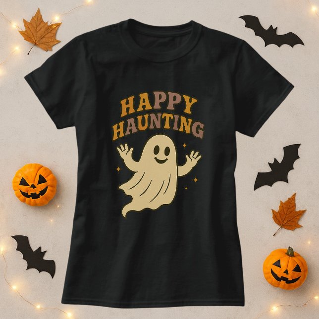 Camiseta Cute Feliz Halloween Fantasma (Subido por el creador)