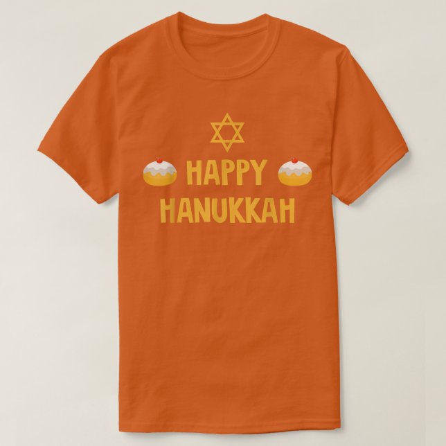 Camiseta Cute Feliz Hanukkah judeo coincidente Chanukah Paj (Diseño del anverso)