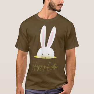 Camiseta Cute feliz tarjeta de felicitación de Pascua con c
