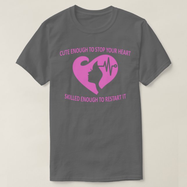 Camiseta cute female medical professional 1 (Diseño del anverso)
