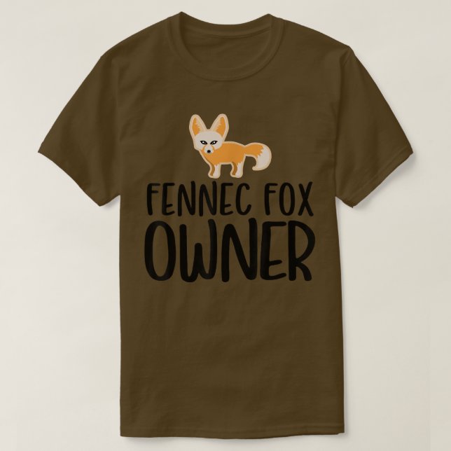 Camiseta Cute Fennec Fo Dueño (Diseño del anverso)