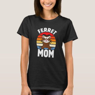 Camiseta Cute Ferret I Love Ferret Mom