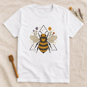 Camiseta Cute Floral Summer Bee