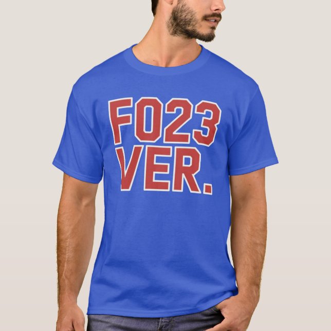Camiseta Cute Fo23ver de moda número equipo de béisbol depo (Anverso)