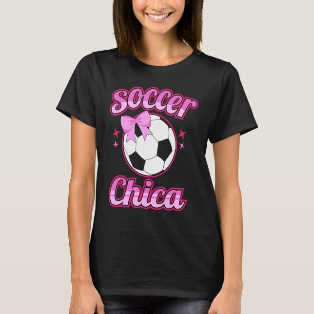 Camiseta Cute football girl girls football  with sayings (Anverso)