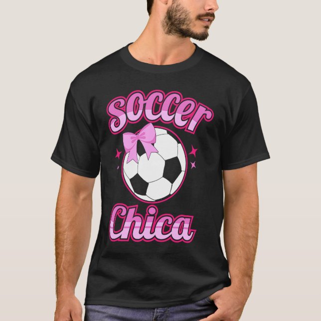Camiseta Cute football girl girls football  with sayings (Anverso)