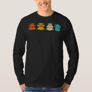 Camiseta Cute Forest Animal Retro Grizzly Bear