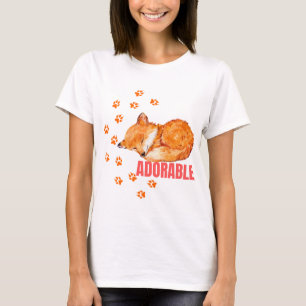 Camiseta Cute Fox Dreams