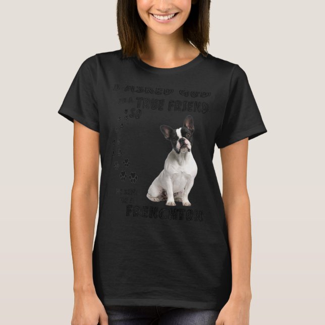 Camiseta Cute Frenchton Cita Mamá Froston Dad Faux Frenchbo (Anverso)