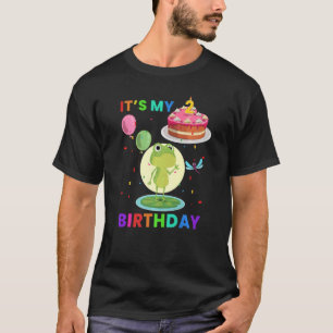 Camiseta Cute Frog 3rd Birthday  Frogs Animal  Graphic