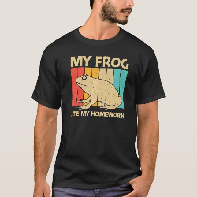 Camiseta Cute Frog For Kids Boys Toad Catcher Pet Animal (Anverso)