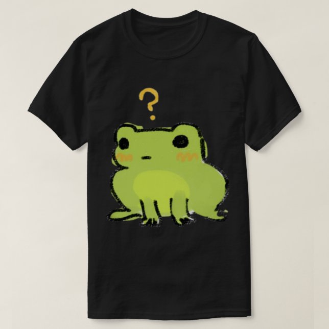 Camiseta Cute frog wallpaper (8) (Diseño del anverso)