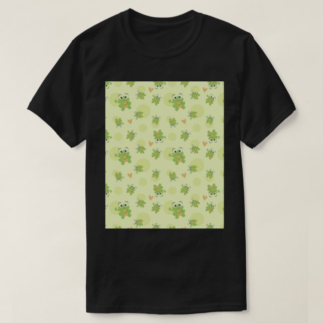 Camiseta Cute Frog Wallpaper Graphic     (Diseño del anverso)
