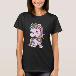 Camiseta Cute Funny Princess Unicorn Magical Unicorn Lover