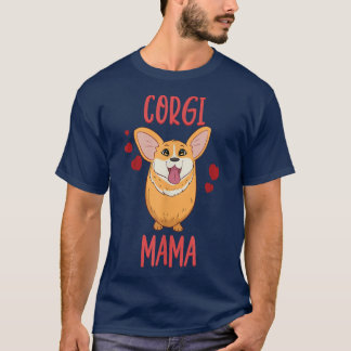 Camiseta Cute Fur Parents s Dog Lover Corgi Mama Graphics 