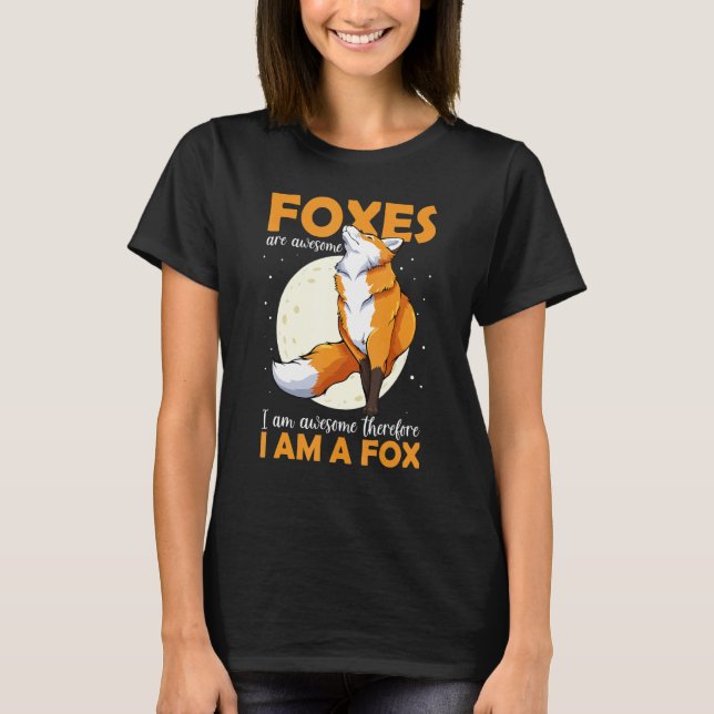 Camiseta Cute Furry Foxes Retro Animal Zoo Classic Passion  (Anverso)