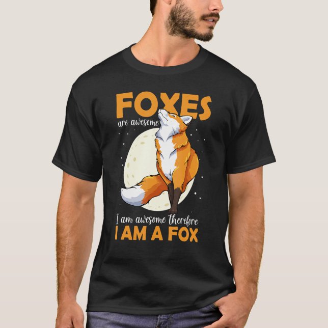 Camiseta Cute Furry Foxes Retro Animal Zoo Classic Passion  (Anverso)