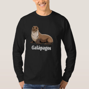 Camiseta Cute Galápagos Sea Lion Design para los amantes de