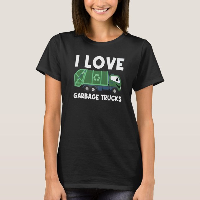 Camiseta Cute Garbage Truck For Men Women Trash Truck (Anverso)