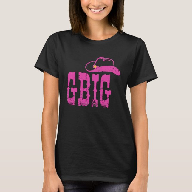 Camiseta Cute Gbig  Family Matching Gbig Big Little Sororit (Anverso)