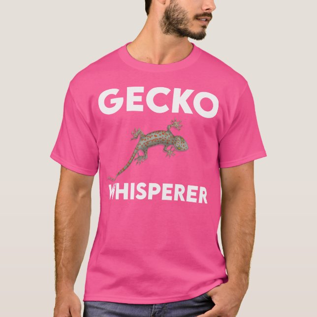 Camiseta Cute Gecko Whisperer Apparer Leopard Gecko Lizard (Anverso)