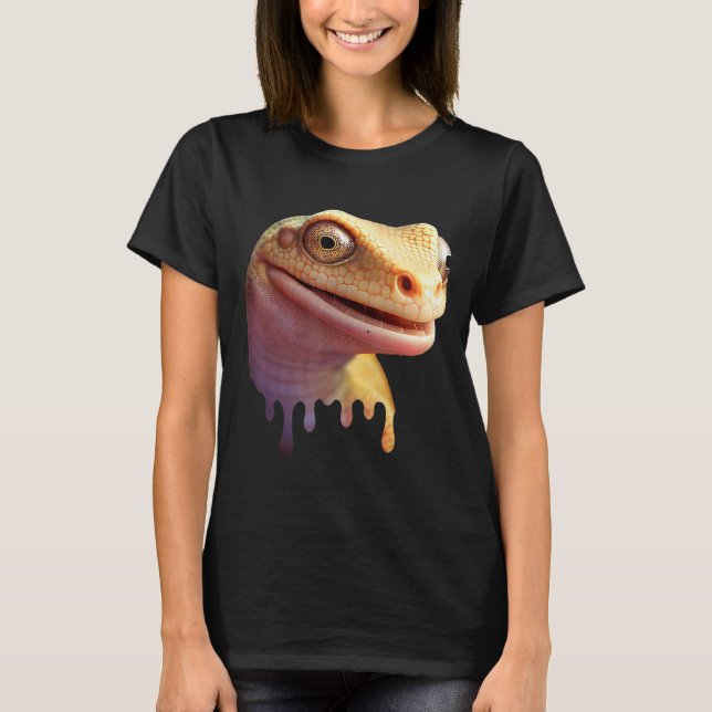 Camiseta Cute Gecko Wildlife Lizard (Anverso)