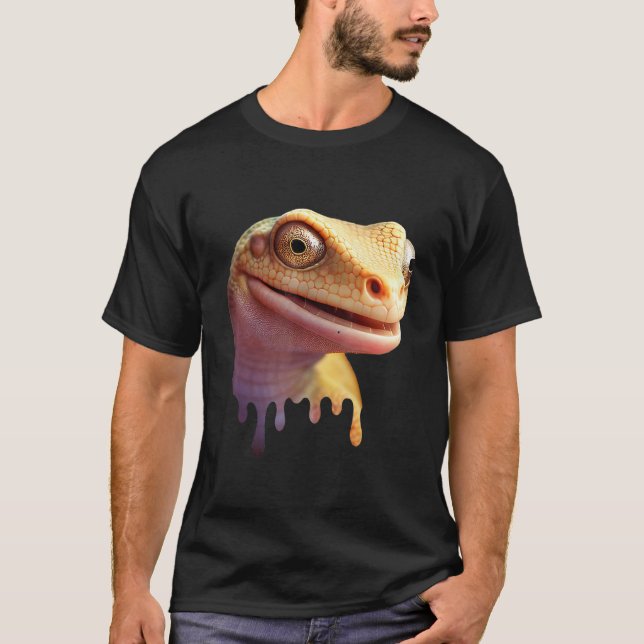 Camiseta Cute Gecko Wildlife Lizard (Anverso)