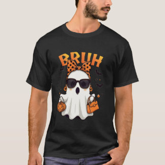 Camiseta Cute Ghost bruh chica gracioso Coincidencia de beb