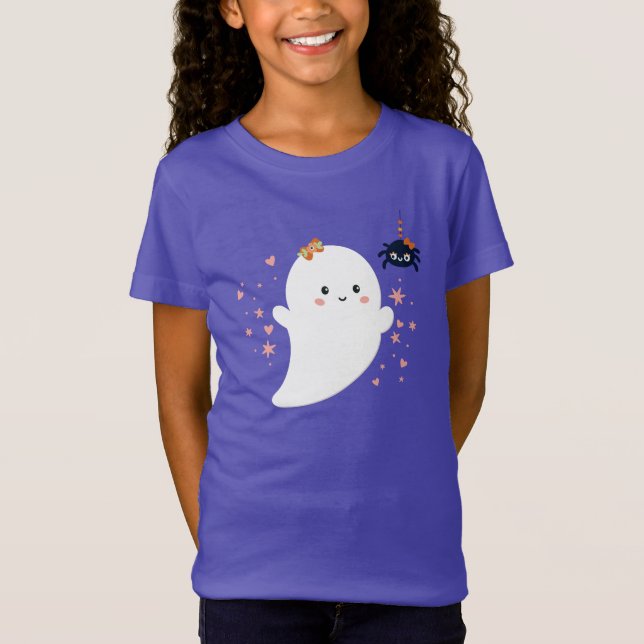Camiseta Cute Ghost Halloween (Anverso)