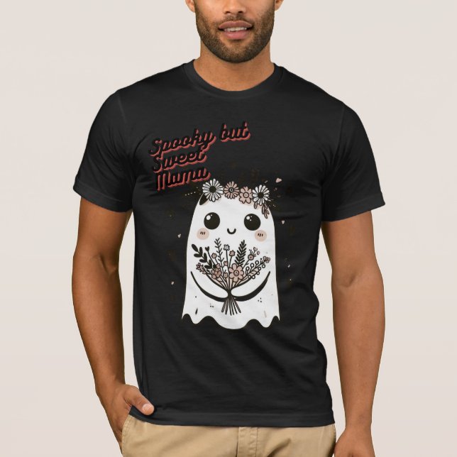 Camiseta Cute Ghost Mom – Spooky Sweet Mother's Day Art (Anverso)