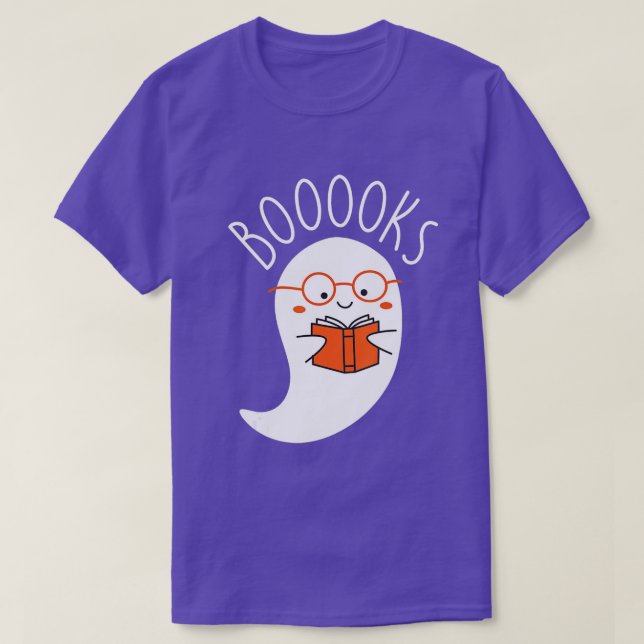 Camiseta Cute Ghost Reading Book Matching Books Lover Men W (Diseño del anverso)