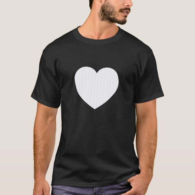 Camiseta Cute Ghost White Stripes Vertical Lines Pattern Mi (Anverso)