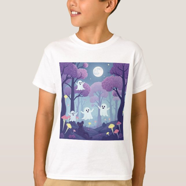 Camiseta Cute Ghostly Figures (Anverso)