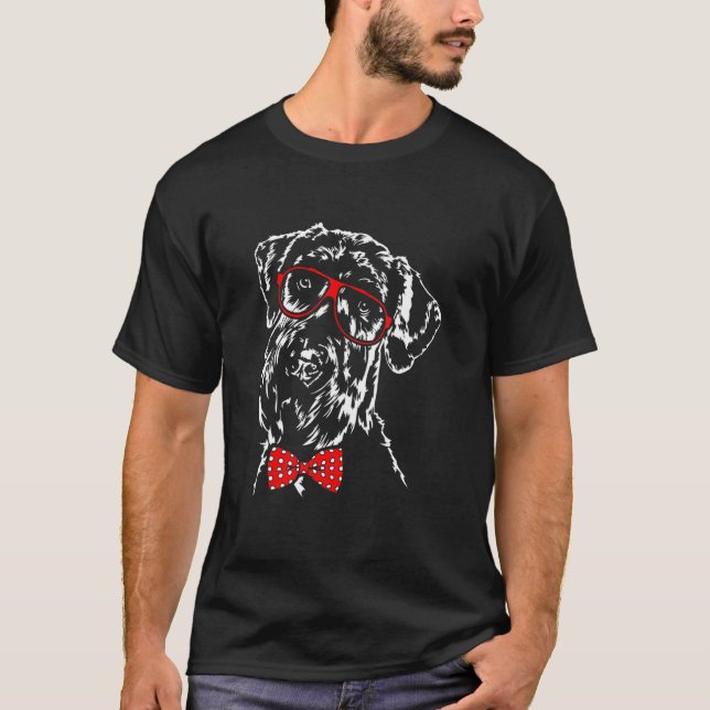 Camiseta Cute Giant Schnauzer dog mom dog  1 (Anverso)