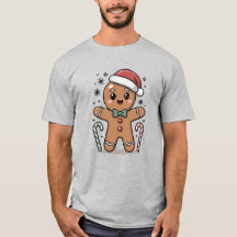 Cute Gingerbread Christmas Cartoon Design