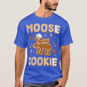 Camiseta Cute Gingerbread Cookie Moose Amantes Navidades