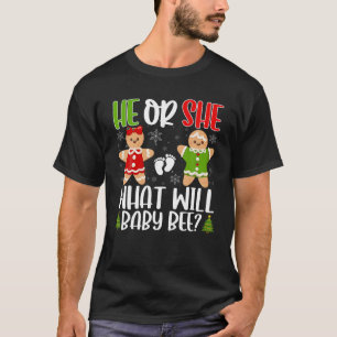 Camiseta Cute Gingerbread Cookie Xmas Género Revelar