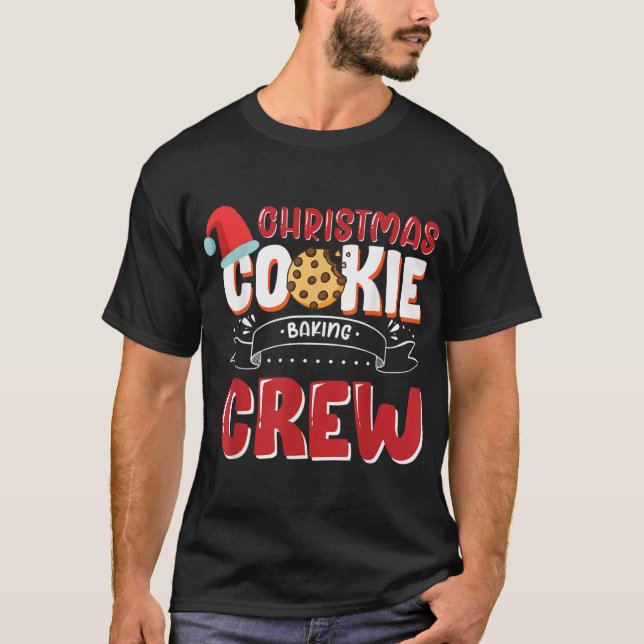 Camiseta Cute Gingerbread Navidades Cookie Baking Crew (Anverso)