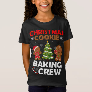 Camiseta Cute Gingerbread Navidades Cookie Baking Crew