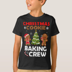 Camiseta Cute Gingerbread Navidades Cookie Baking Crew