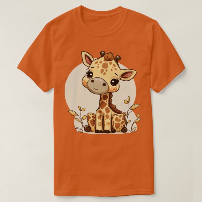 Camiseta Cute Giraffe (Diseño del anverso)